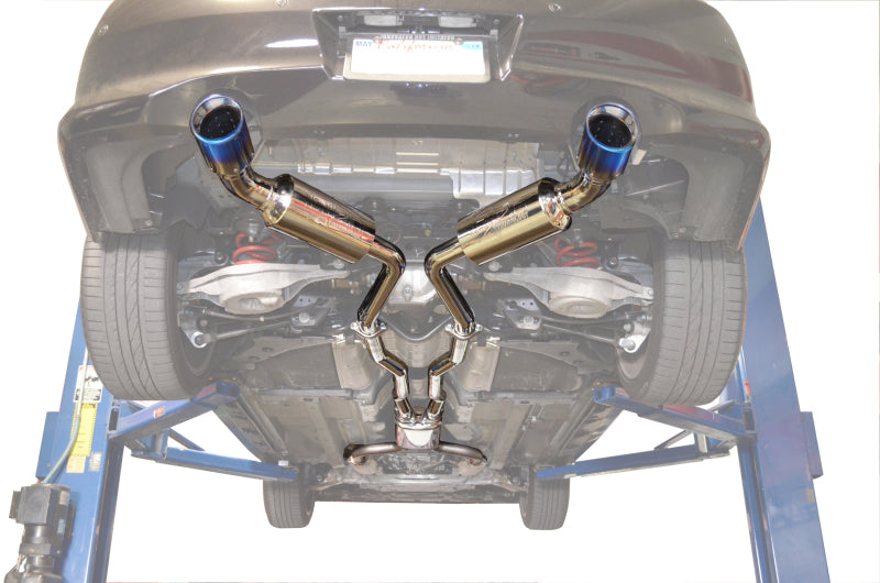 Injen 08-13 Infiniti G37 V6 3.7L RWD Coupe Only 76mm Stainless Steel Exhaust w/ Titanium Tips Catback Injen