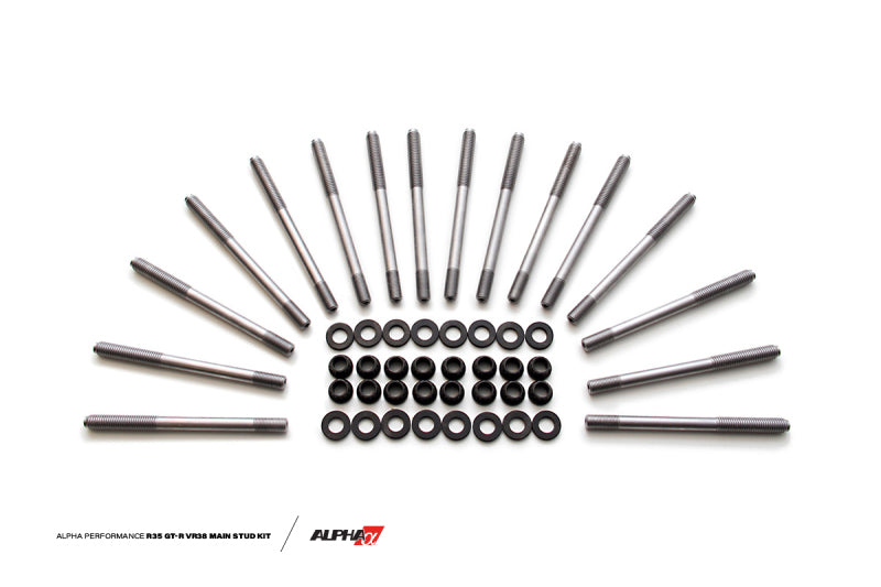AMS Performance 2009+ Nissan GT-R R35 Alpha Main Stud Kit Main Stud & Bolt Kits AMS