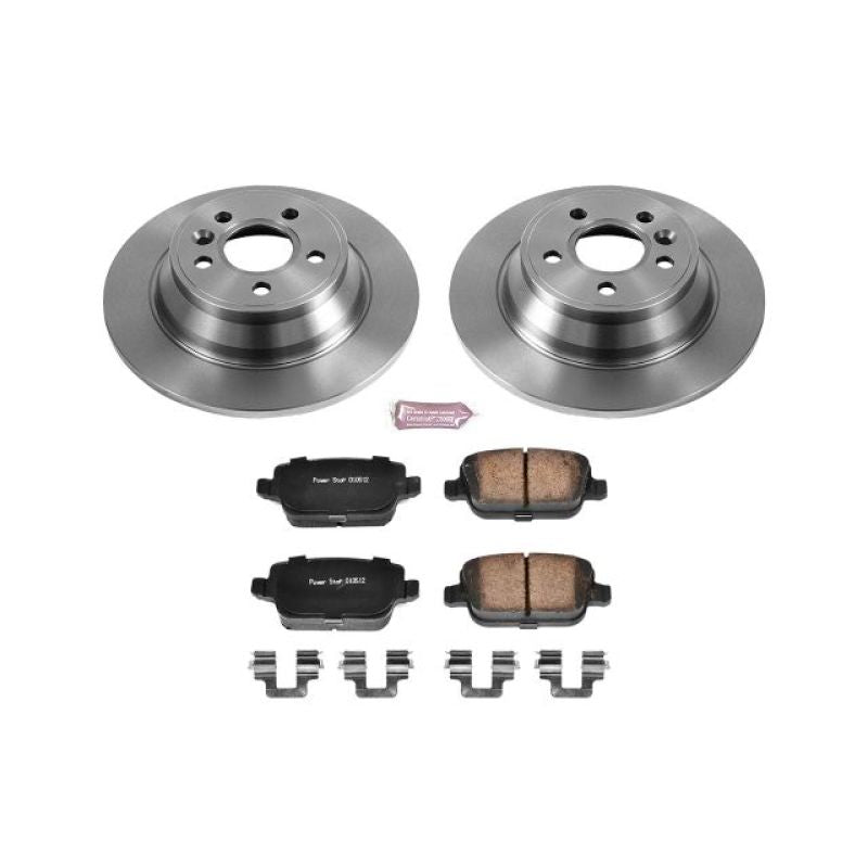 Power Stop 07-11 Volvo S80 Rear Autospecialty Brake Kit Brake Kits - OE PowerStop
