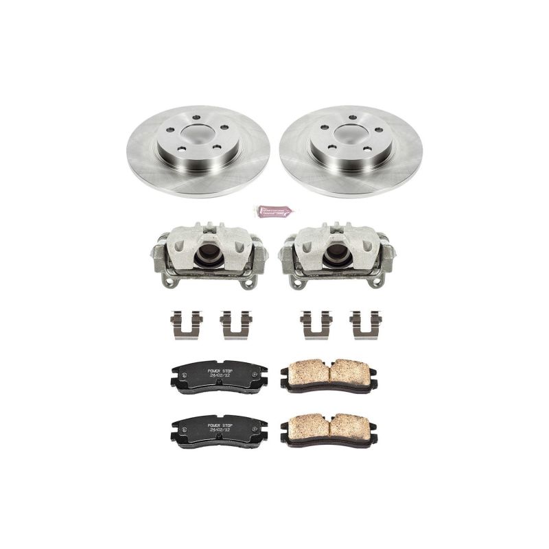 Power Stop 98-02 Cadillac Seville Rear Autospecialty Brake Kit w/Calipers Brake Kits - OE PowerStop