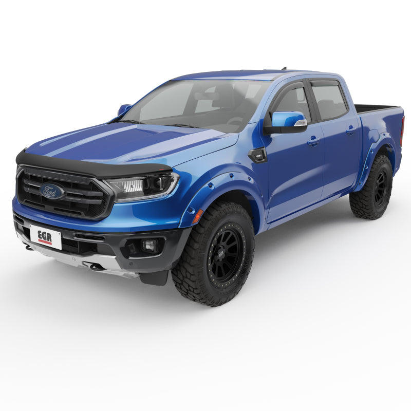 EGR 2019+ Ford Ranger XL/XLT Superguard Hood Guard - Dark Smoke (303551) Hood Deflectors EGR
