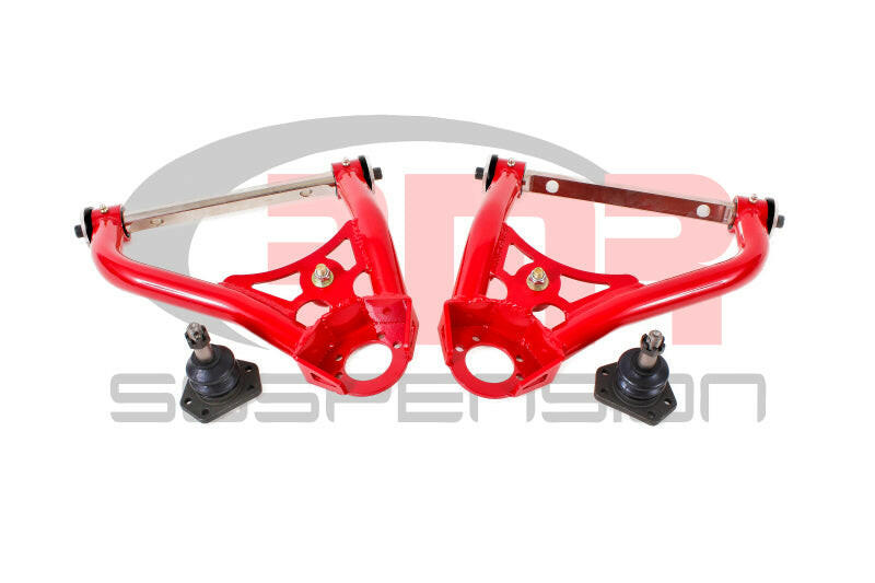 BMR 67-69 1st Gen F-Body Pro-Touring Upper A-Arms w/ Tall Ball Joint (Delrin) - Red Control Arms BMR Suspension