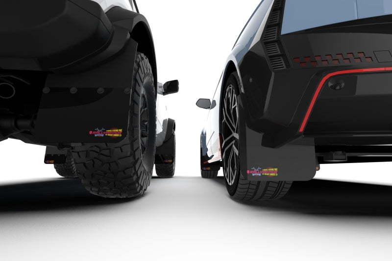 Rally Armor 21-25 Ford Bronco RR-ST Rock Rail-Steel Rear Bumper BCE Logo Mud Flaps Rally Armor