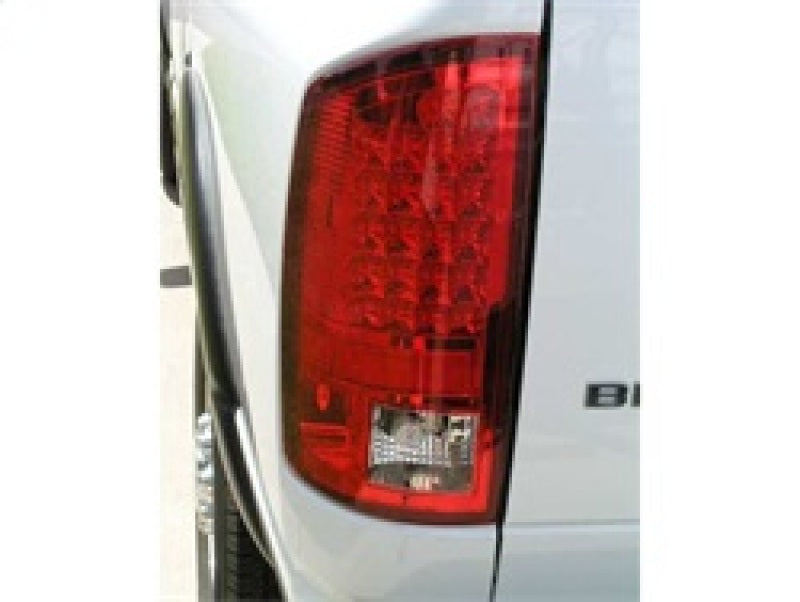 Spyder Dodge Ram 1500 09-14 LED Tail Lights Incandescent- Red Clear ALT-YD-DRAM09-LED-RC Tail Lights SPYDER