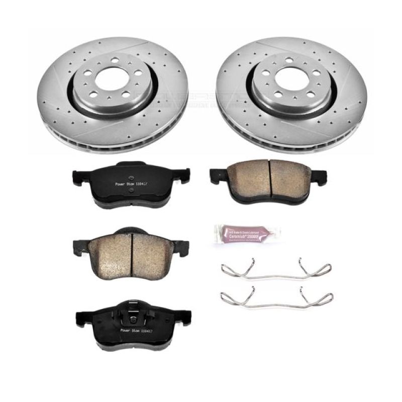 Power Stop 01-09 Volvo S60 Front Z23 Evolution Sport Brake Kit Brake Kits - Performance D&S PowerStop