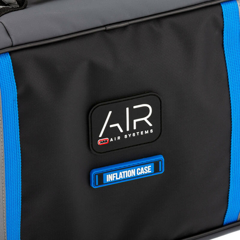 ARB Inflation Case Black Finish w/ Blue Highlights PVC Material Reflective Strips Tow Straps ARB
