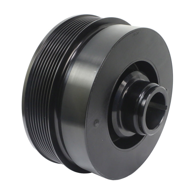 Fluidampr Chevy LSX 6-1/4in Damper w/Single 8 Rib 6.57in Dia Pulley Steel Internally Balanced Damper Crankshaft Dampers Fluidampr