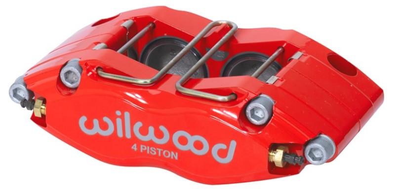 Wilwood Caliper- DPR-DS - Red 1.25in Piston .38/.500in Rotor - Dust Seal Brake Calipers - Perf Wilwood