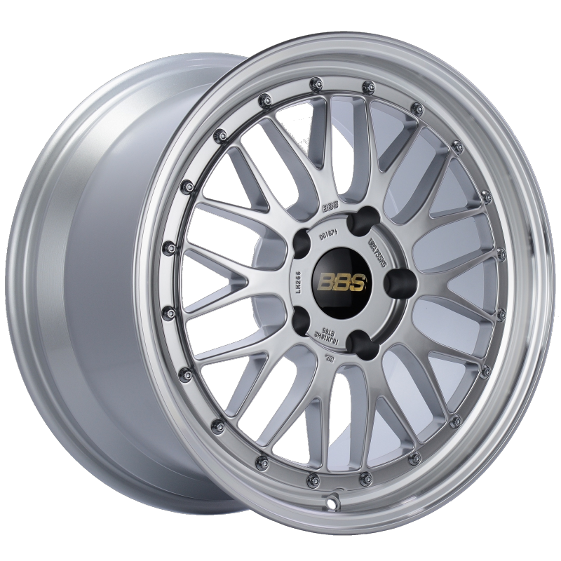 BBS LM 18x10 5x130 ET65 CB71.6 Diamond Silver Center Diamond Cut Lip Wheel Wheels - Forged BBS