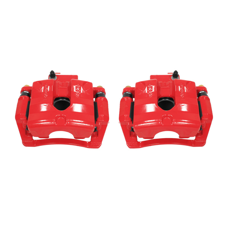Power Stop 10-11 Cadillac SRX Rear Red Calipers w/Brackets - Pair Brake Calipers - Perf PowerStop