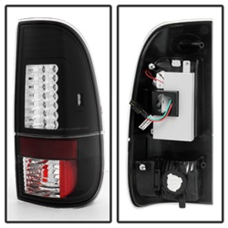 Spyder Ford F150 Styleside 97-03/F250 Version 2 LED Tail Lights Blk ALT-YD-FF15097-LED-G2-BK Tail Lights SPYDER
