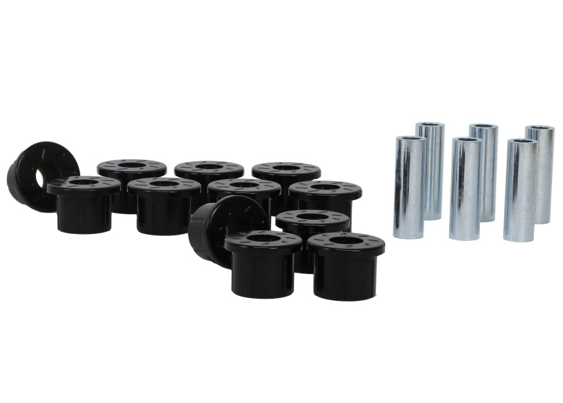 Whiteline 05-13 Toyota Tacoma Rear Spring Bushing Kit Spring Insulators Whiteline