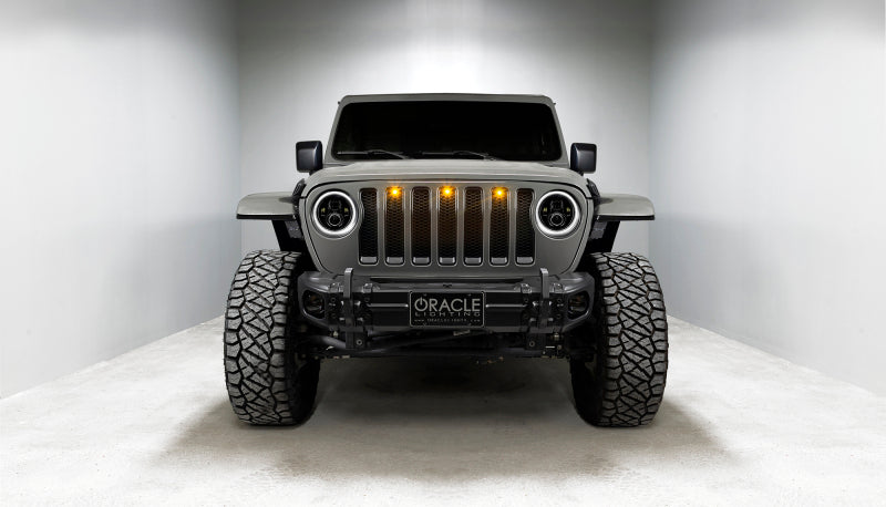 Oracle Jeep Wrangler JL/Gladiator JT 7in. High Powered LED Headlights (Pair) - Dynamic Headlights ORACLE Lighting