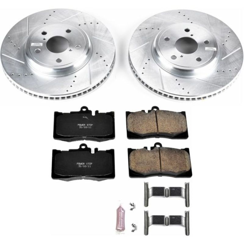 Power Stop 01-06 Lexus LS430 Front Z23 Evolution Sport Brake Kit Brake Kits - Performance D&S PowerStop