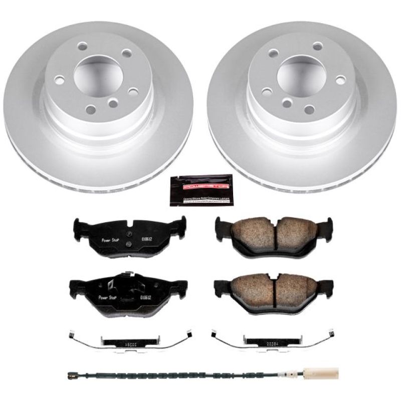 Power Stop 11-13 BMW 328i Rear Z23 Evolution Sport Coated Brake Kit Brake Kits - Performance D&S PowerStop