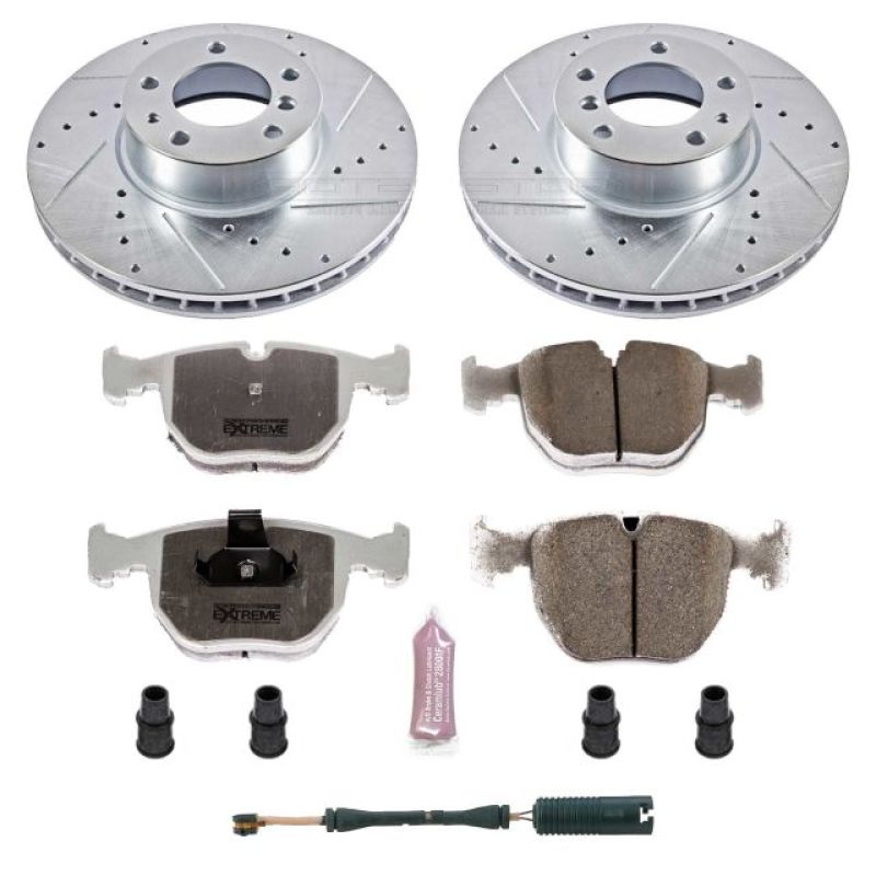 Power Stop 1995 BMW 740i Front Z26 Street Warrior Brake Kit Brake Kits - Performance D&S PowerStop
