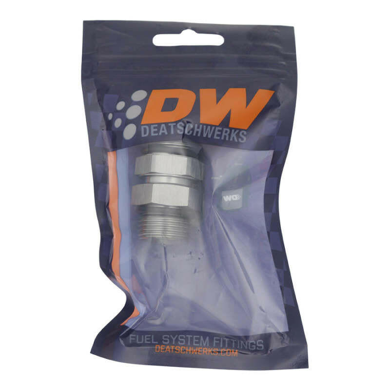 DeatschWerks 10AN ORB Male to 10AN ORB Male Swivel Adapter - Anodized DW Titanium Fittings DeatschWerks