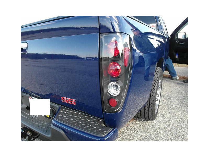 Spyder Chevy Colorado 04-13/GMC Canyon 04-13 Euro Style Tail Lights Black ALT-YD-CCO04-BK Tail Lights SPYDER