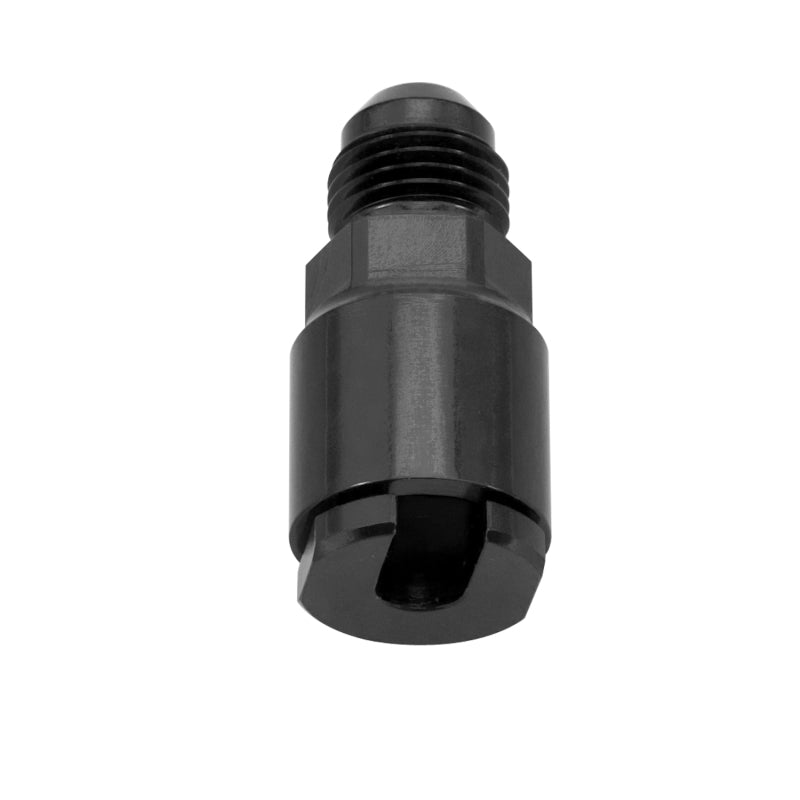 Russell Performance -6 AN male to 1/4in SAE Quick-Disconnect Female (Black Single) Fittings Russell