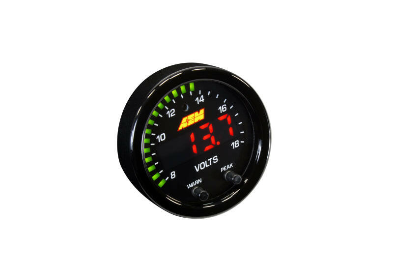 AEM X-Series 8-18V Volt Gauge Gauges AEM