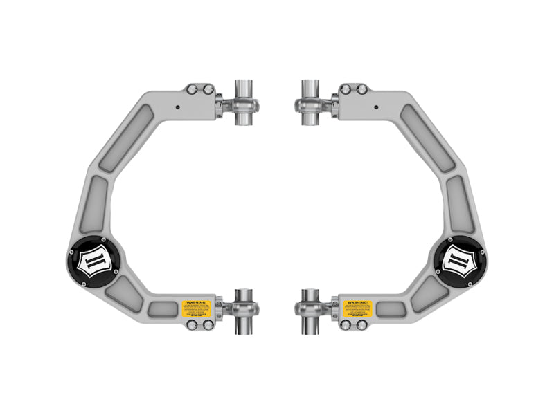 ICON 21-23 Ford F150 Billet Front Upper Control Arms DJ Pro Kit Control Arms ICON