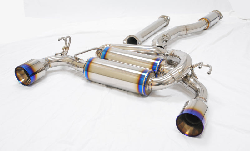MXP 08-15 Mitsubishi Evolution 10 w/2 Section Pipes T304 SP Exhaust System w/Dual Exit Catback MXP