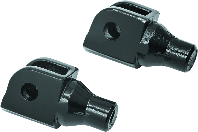 Kuryakyn Front Tapered Peg Adapter Gloss Black Footpegs Kuryakyn