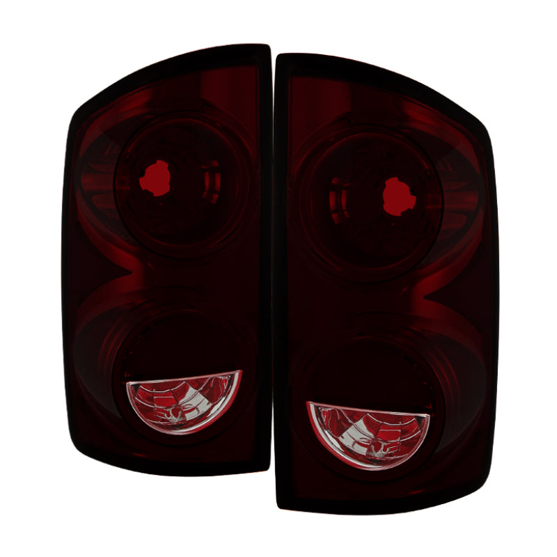 xTune Dodge Ram 1500 07-08 OEM Style Tail Lights -Red Smoked ALT-JH-DR07-OE-RSM Tail Lights SPYDER