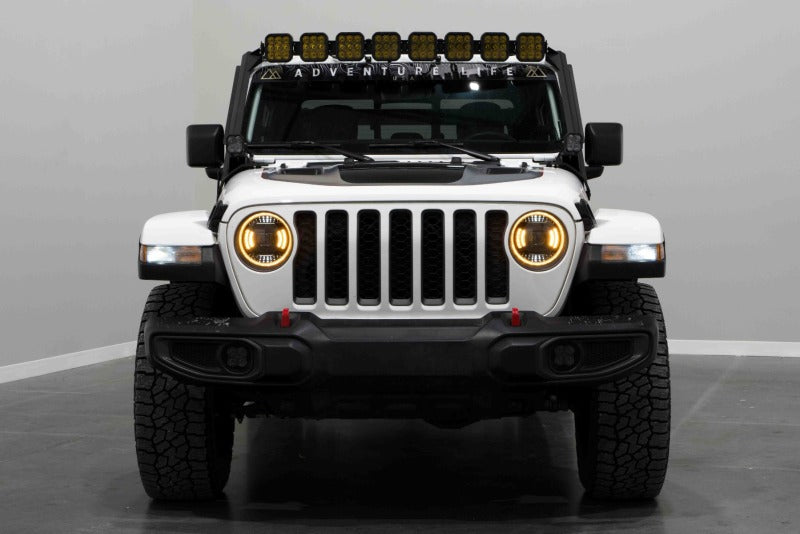 Diode Dynamics Jeep JL SS5 Pro CrossLink Windshield - White Combo Lightbar Kit Light Bars & Cubes Diode Dynamics