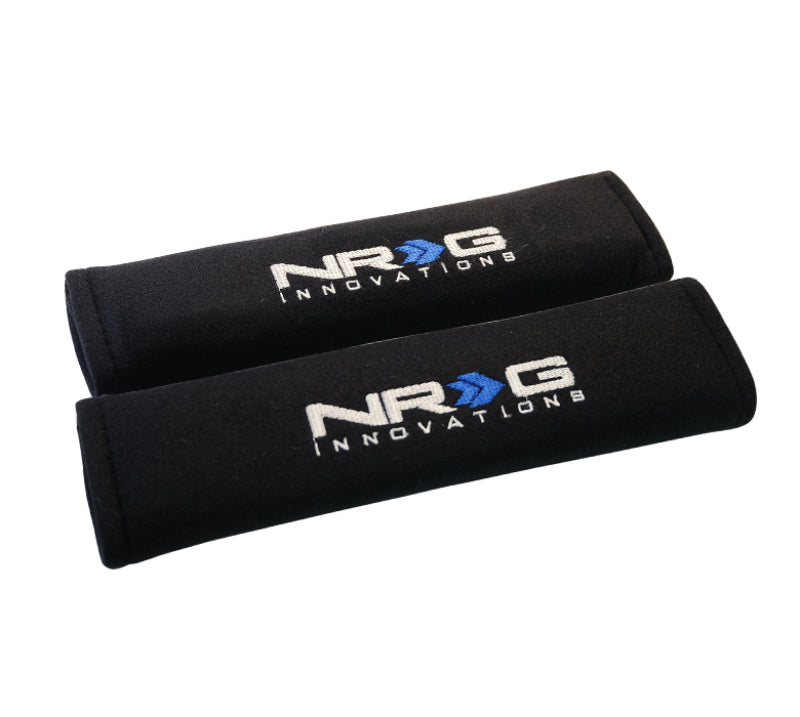NRG Seat Belt Pads 2.7in. W x 11in. L (Black) Short - 2pc Seat Belts & Harnesses NRG