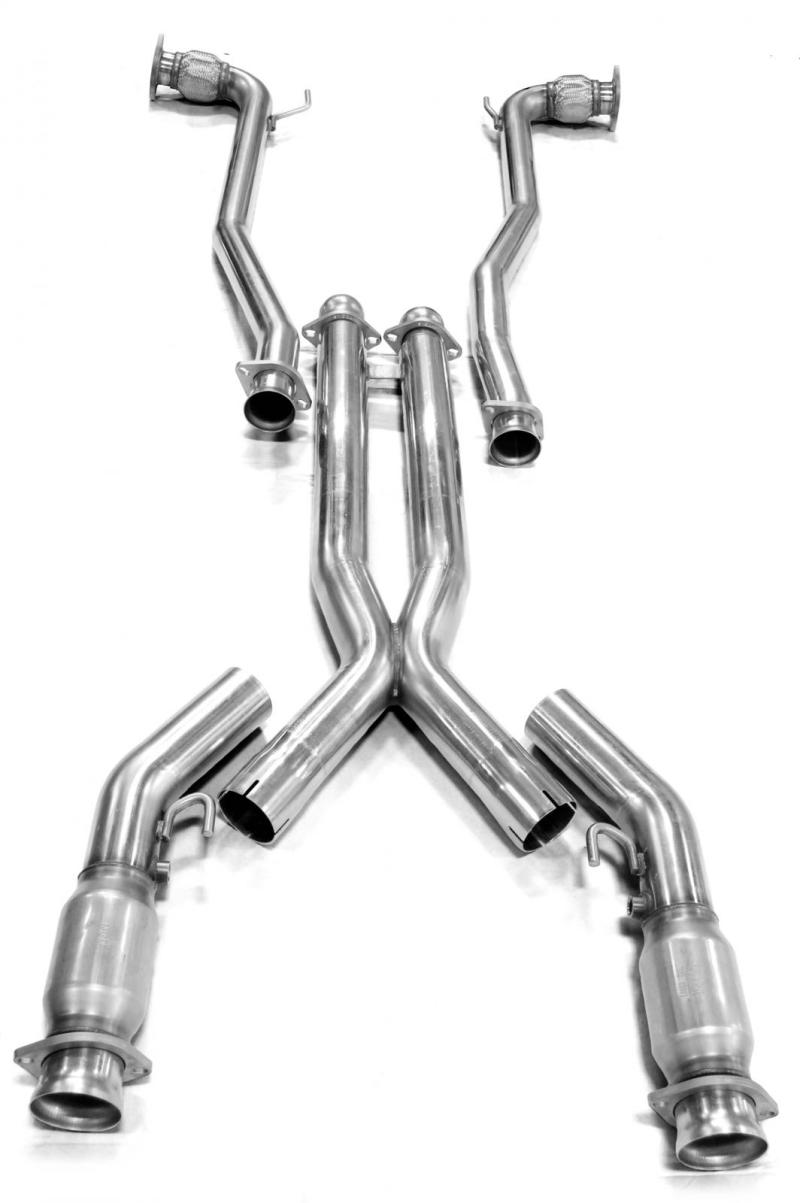 Kooks 08-09 Pontiac G8 GT/GXP LS2/LS3 6.0L/6.2L 3in In x 2 1/2in OEM Out Cat X Pipe made in SS X Pipes Kooks Headers
