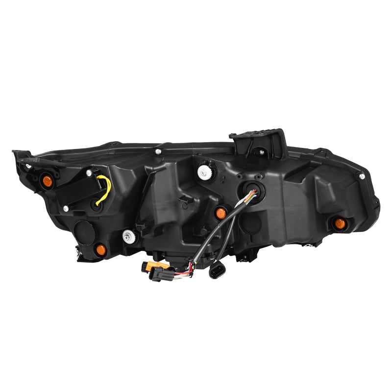 AlphaRex 16-21 Honda Civic NOVA-Series LED Proj Headlights Alpha-Black w/Actv Lgt & Seq.Sig / SB DRL Headlights AlphaRex