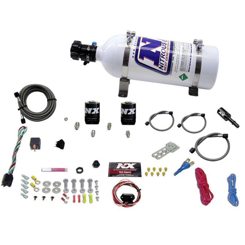 Nitrous Express Dodge Hemi/SRT8 Single Nozzle Fly By Wire Nitrous Kit (35-150HP) w/5lb Bottle Nitrous Systems Nitrous Express