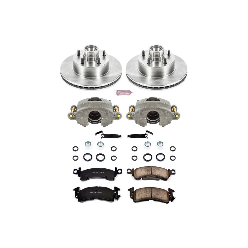 Power Stop 1985 Buick Electra Front Autospecialty Brake Kit w/Calipers Brake Kits - OE PowerStop