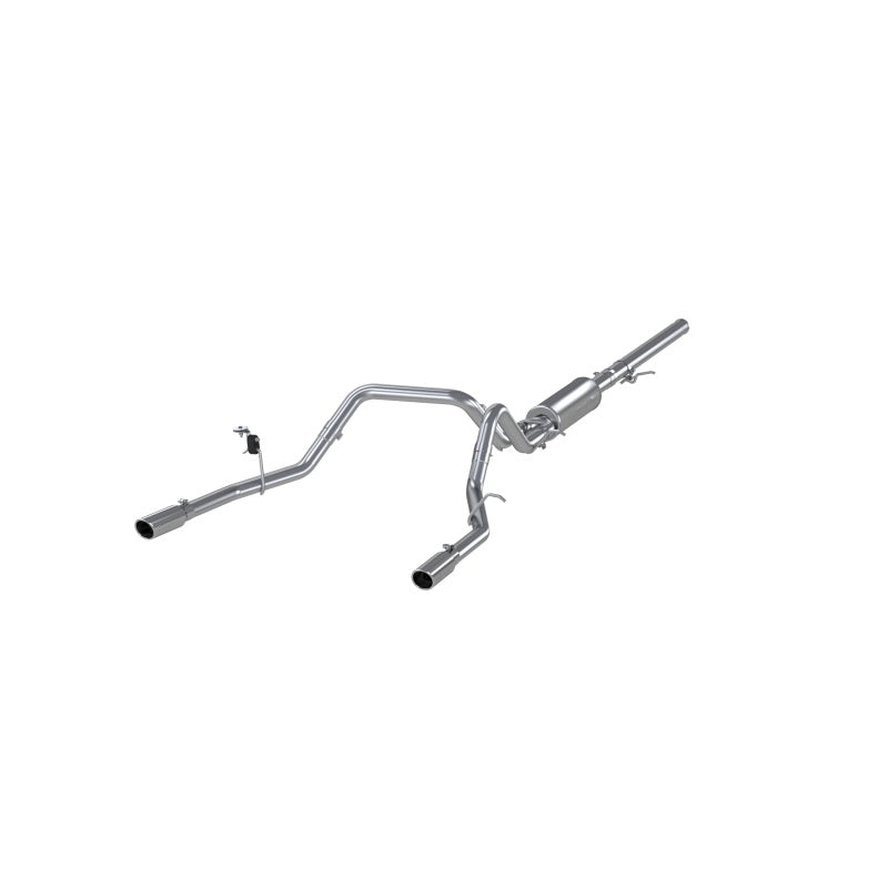 MBRP 14 Chevy/GMC 1500 Silverado/Sierra 4.3L V6/5.3L V8 Dual Split Rear T409 3in Cat Back Exhaust Catback MBRP