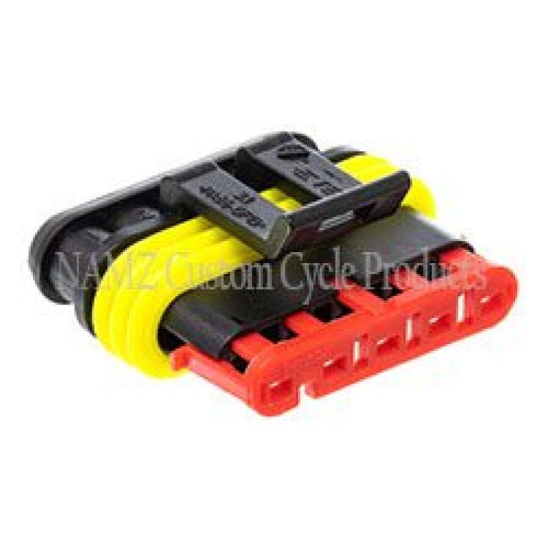 NAMZ 07-16 V-Twin Models OEM Active Exhaust Sensor Connector w/Terminals & Wire Seals (HD 72012-07) Wiring Connectors NAMZ