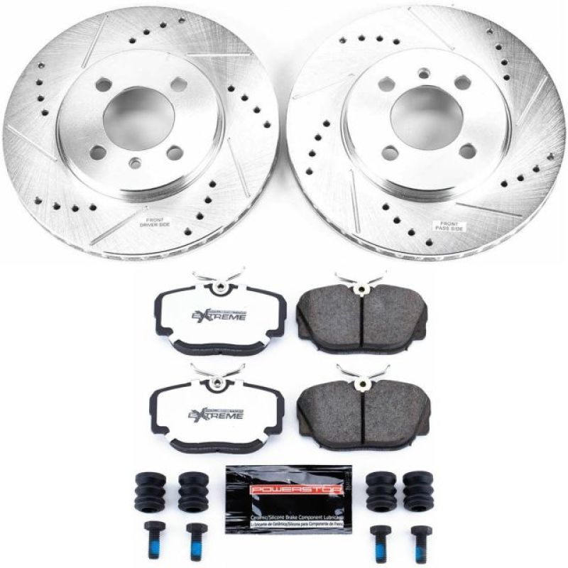 Power Stop 91-92 BMW 318i Front Z36 Truck & Tow Brake Kit Brake Kits - Performance D&S PowerStop