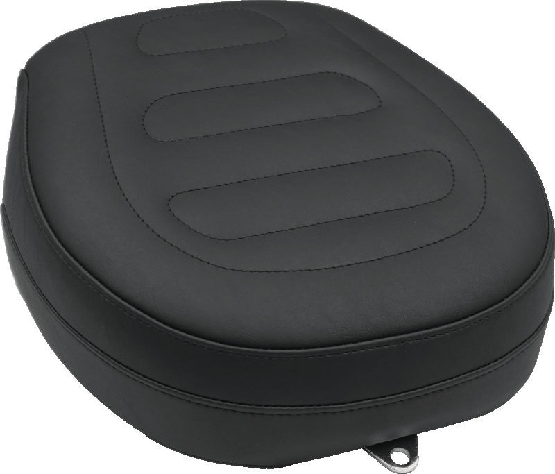 Mustang 13-17 Harley Softail Breakout Standard Touring Passenger Seat Trapezoid - Black Passenger Motorcycle Seats Mustang Motorcycle