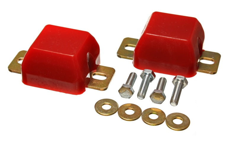 Energy Suspension Rear Axle Bump Stop Set - Red Bushing Kits Energy Suspension