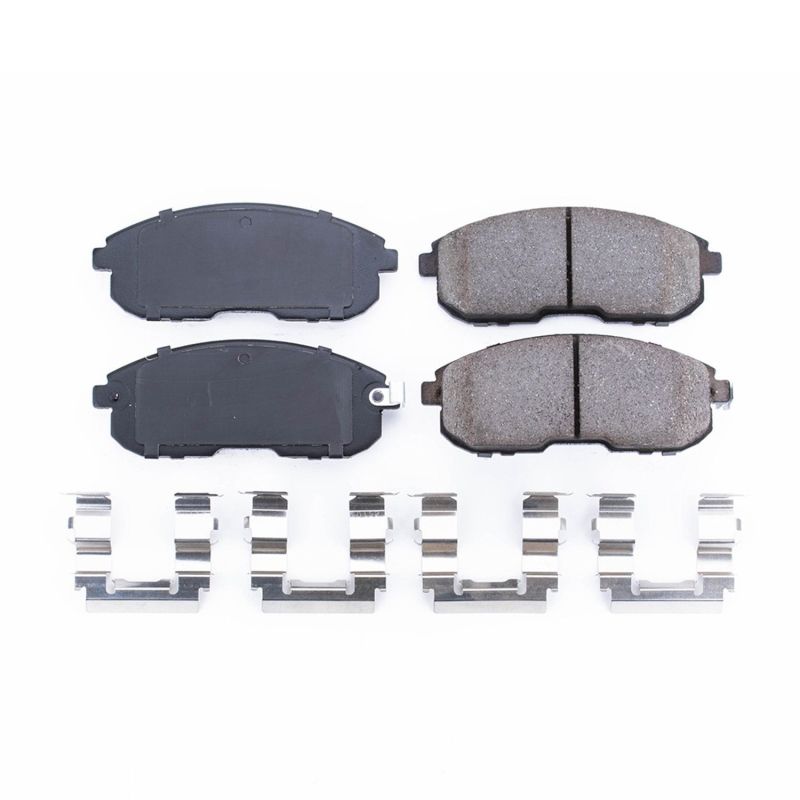 Power Stop 99-02 Infiniti G20 Front Z17 Evolution Ceramic Brake Pads w/Hardware Brake Pads - OE PowerStop