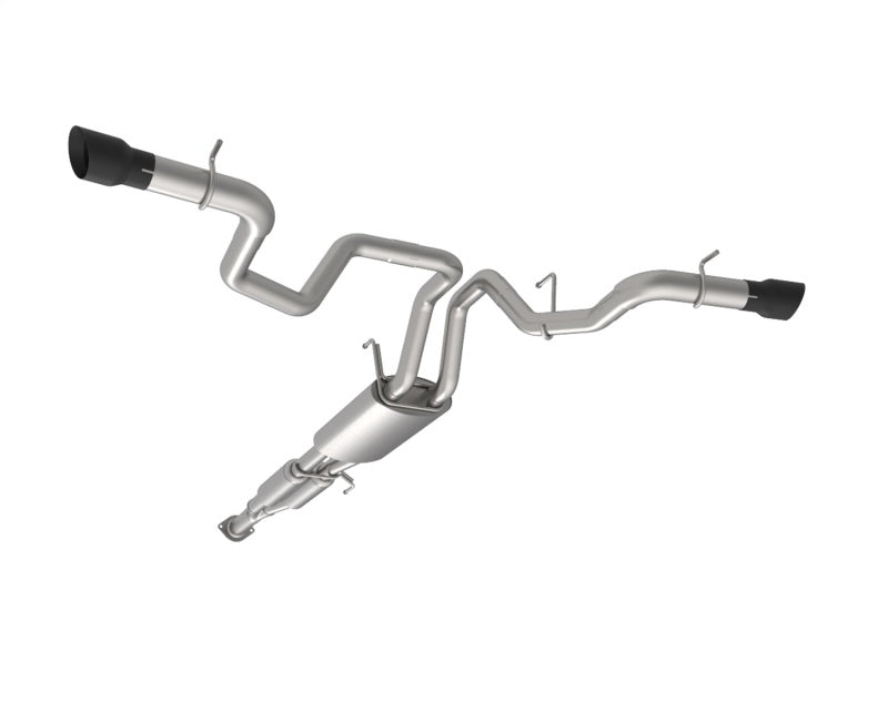 Kooks 2021+ Ford F150 2.7/3.5/5.0L 3in Dual Cat-Back Side Exit Exhaust w/Black Tips Catback Kooks Headers