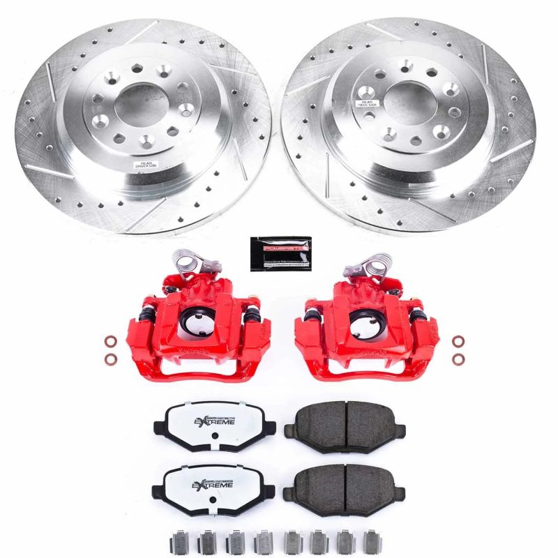 Power Stop 2009 Ford Flex Rear Z36 Truck & Tow Brake Kit w/Calipers Brake Kits - Performance D&S PowerStop