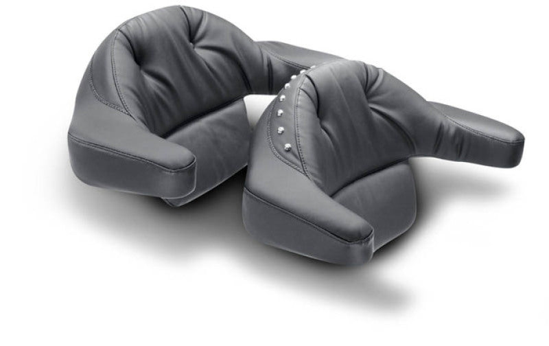 Mustang 93-13 Harley Electra Glide Std,Rd Glide,Rd King,Street Glide Extended Arm Wrap - Black Armrests Mustang Motorcycle