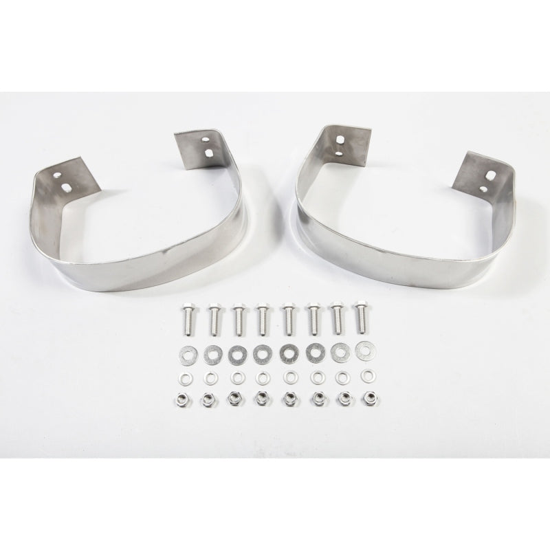 Rugged Ridge 76-95 Jeep CJ / Jeep Wrangler Stainless Steel Rear Bumperettes Bumpers - Steel Rugged Ridge