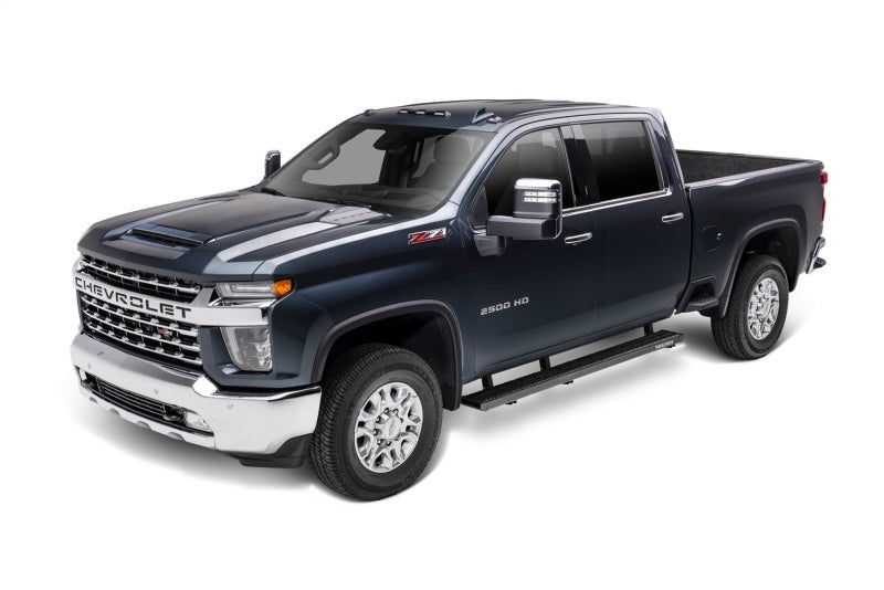N-Fab Growler Fleet 2019 Chevy/GMC 1500 Crew Cab - Cab Length - Tex. Black - 7in Running Boards N-Fab