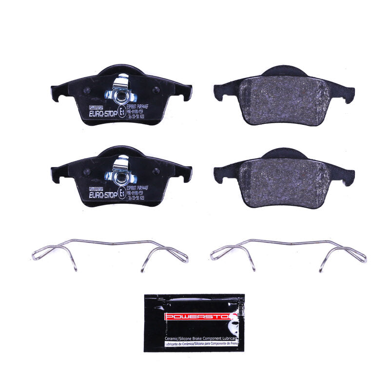 Power Stop 03-07 Volvo XC70 Euro-Stop ECE-R90 Rear Brake Pads Brake Pads - OE PowerStop