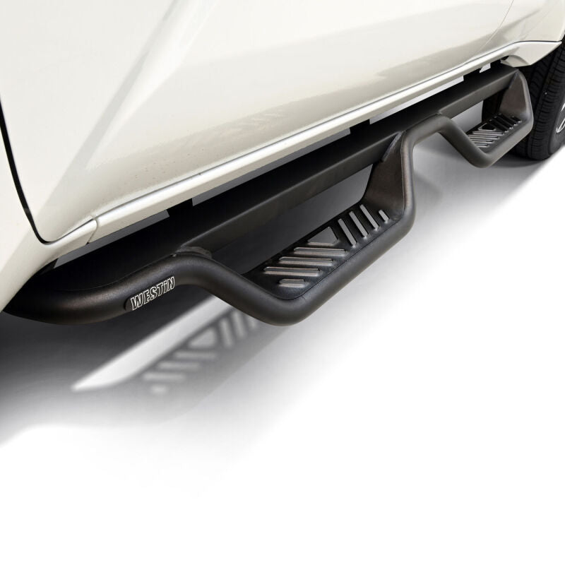 Westin 25-26 Toyota 4Runner Outlaw Drop Nerf Step Bars - Textured Black Nerf Bars Westin