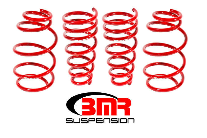 BMR 10-15 5th Gen Camaro V6 Lowering Spring Kit (Set Of 4) - Red Lowering Springs BMR Suspension