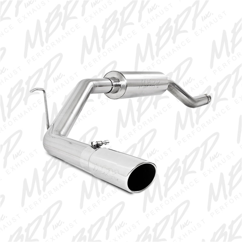 MBRP 00-06 Toyota Tundra All 4.7L Models Resonator Back Single Side Exit Aluminized Exhaust System Catback MBRP