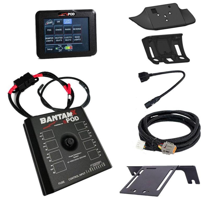 sPOD 2023+ Ford F250/F350 Super Duty BantamX Touchscreen Vehicle Power Management Kit Switch Panels SPOD